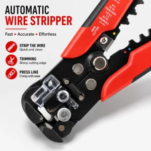 3 in 1 Automatic Wire Stripper Cutter Crimper Self Adjusting Cable Pliers Tool
