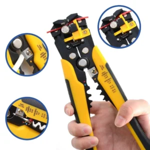 3 in 1 Automatic Wire Cable Stripper Cutter Crimper Self-Adjusting 10-24 AWG