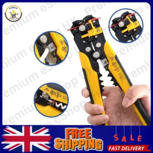 3 in 1 Automatic Wire Cable Stripper Cutter Crimper Self-Adjusting 10-24 AWG